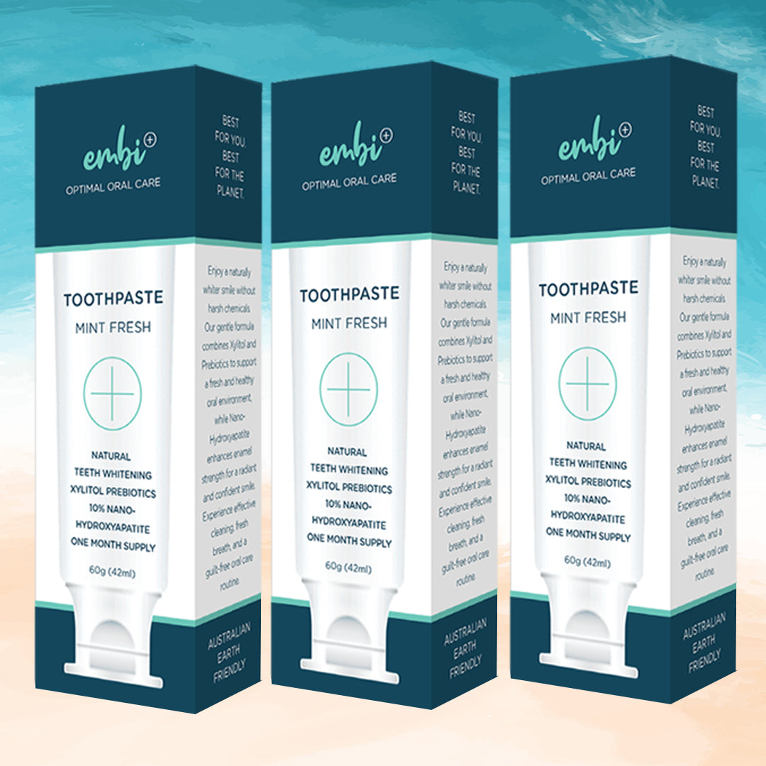 embi OOC Natural Whitening Toothpaste With 10% Nano-Hydroxyapatite